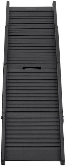 vidaXL Ramp Car for Dog Folding Black 153 x 40 x 12.5 cm Black