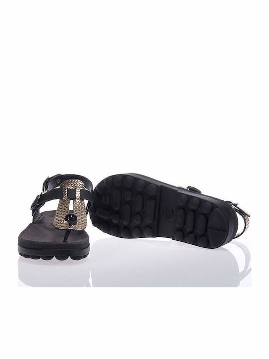Marlena Women's Anatomic Sandals Gold Net