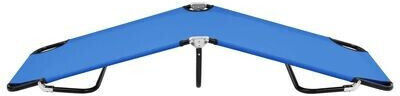 Pat Pliant/Randjo De Campanie Single Albastru 190x60x26cm