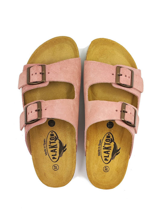 Leather Women's Flat Sandals Anatomic Afelpado Antique