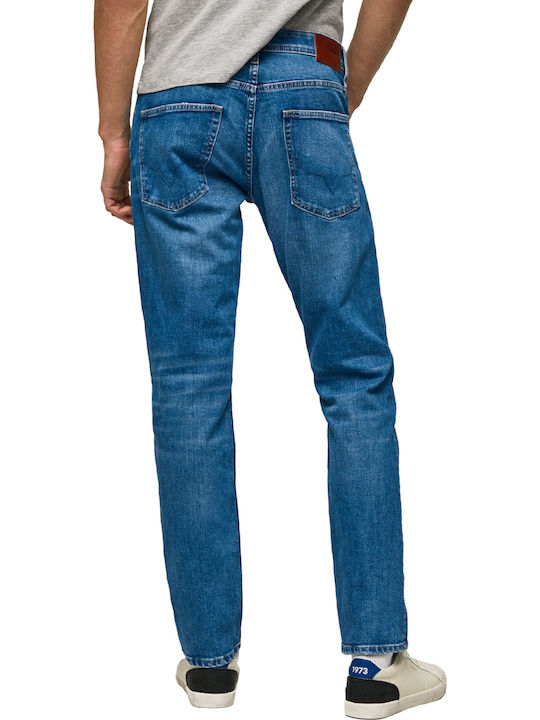 Pepe Jeans Cash Ανδρικό Παντελόνι Τζιν Regular Fit Straight Blue