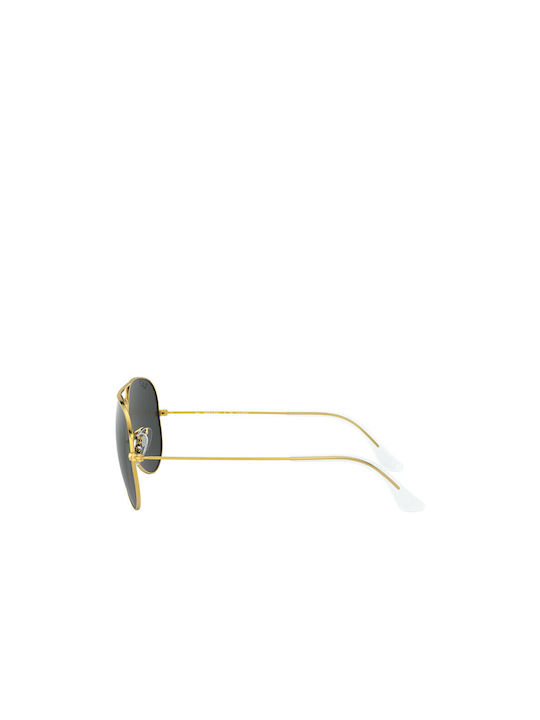 Ray Ban Aviator Sonnenbrillen mit Gold Rahmen und Schwarz Polarisiert Linse RB3025 9196/48