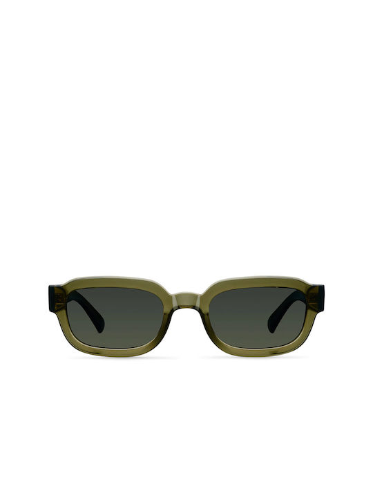 Meller Jamil Sunglasses with Moss Olive Plastic Frame and Green Polarized Lens JA-MOSSOLI
