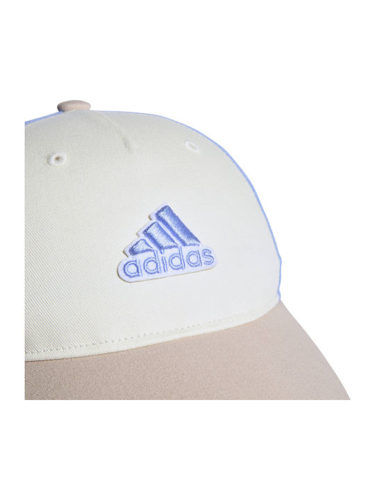 adidas Kids' Hat Jockey Fabric Beige