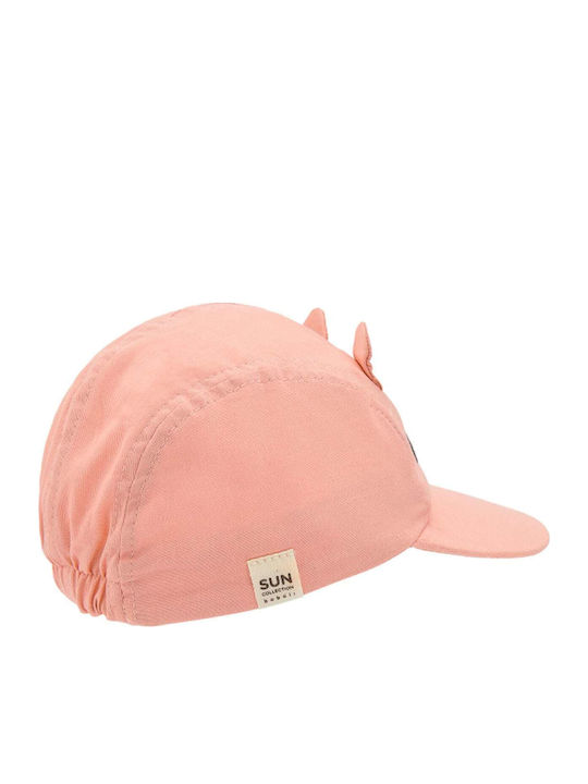 Boboli Kids' Hat Jockey Fabric Pink