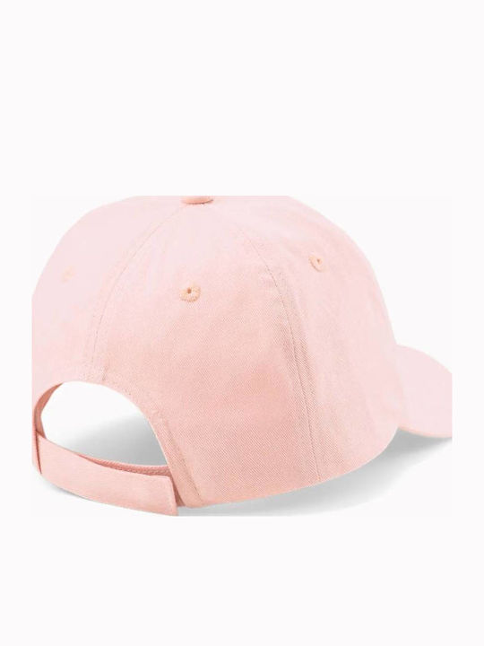 PUMA Παιδικό Καπέλο Jockey Υφασμάτινο Essentials Ροζ