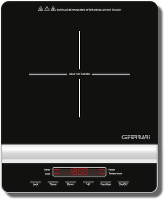 G3Ferrari Induction Countertop Single Burner Black