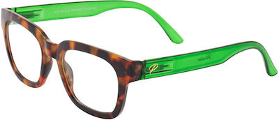 Pervedere Mondo Screen Protection Glasses in Braun Schildpatt