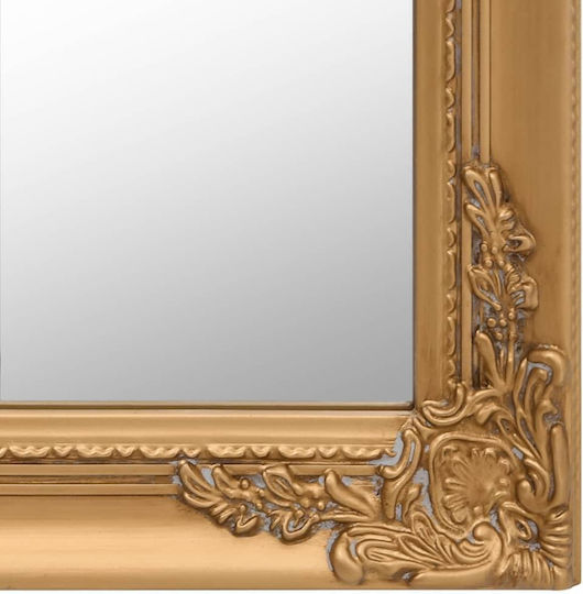 vidaXL Καθρέπτης Δαπέδου 351525 Gold 45x180cm