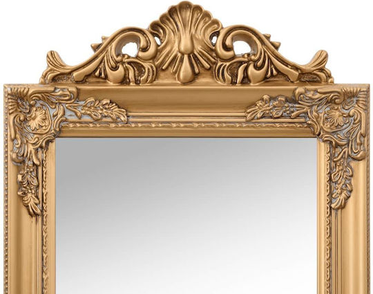 vidaXL Καθρέπτης Δαπέδου 351525 Gold 45x180cm