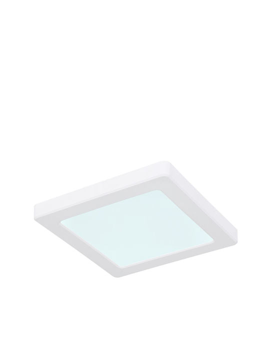 Globo Lighting Square Outdoor LED Panel 12W with Cool White Light 6500K