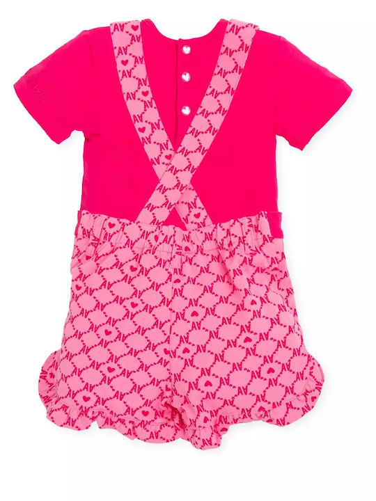 Agatha Ruiz De La Prada Kids Set with Shorts Summer 2pcs Fuchsia