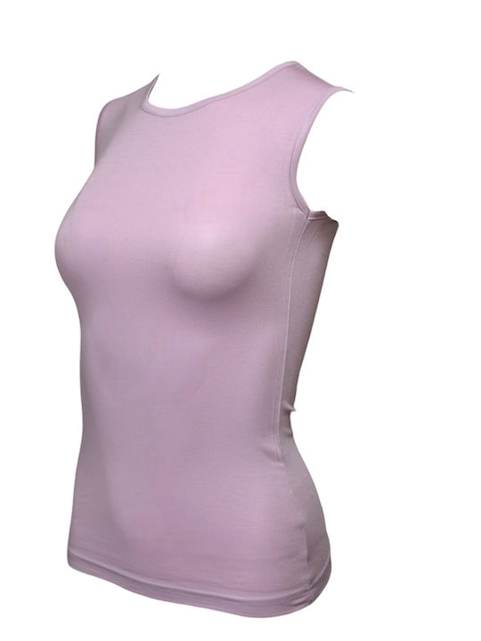 Fără mâneci Violet Tricou pentru femei