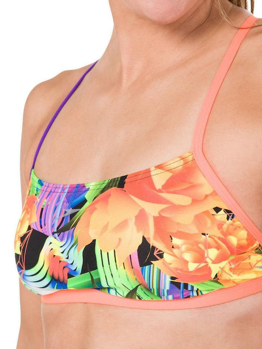 Funk Burst Αθλητικό Set Bikini Μπουστάκι Floral
