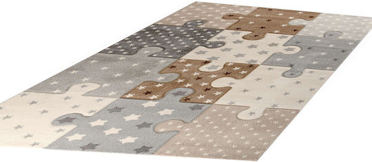 Tzikas Carpets Παιδικό Χαλί Αστέρια Μπεζ 133x190cm