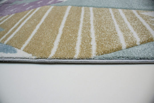 Tzikas Carpets 24192-040 Детско килимче Светлосин 133x190см Дебелина 13мм