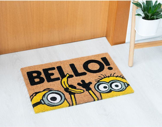 Grupo Erik Doormat from Coconut Fiber Minions Brown 40x60cm FGE0044 Brown