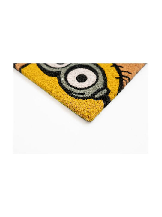 Grupo Erik Entrance Mat made of Coir with Anti-slip Backing Minions Brown 40x60cm