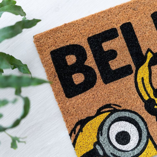 Grupo Erik Entrance Mat made of Coir with Anti-slip Backing Minions Brown 40x60cm