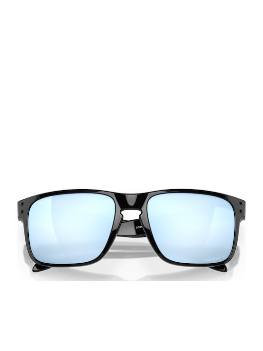 Oakley Holbrook Men's Sunglasses with Black Plastic Frame and Blue Polarized Mirror Lens OO9102-C1