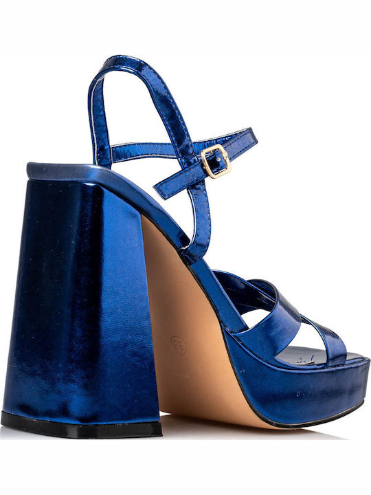 Sandalen Blau