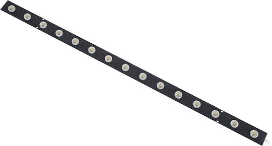 GloboStar Mounting Rail for Spotlights made of Aluminum Black 15pcs 90237