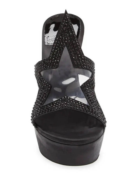 Fameaholic Sandals with Strass Black