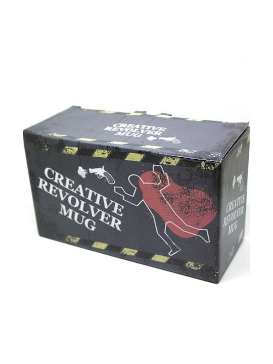 Revolver Cană Ceramică Black-Silver 350ml