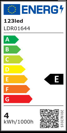 123led Λάμπα LED 3.4W για Ντουί GU5.3 Θερμό Λευκό 345lm