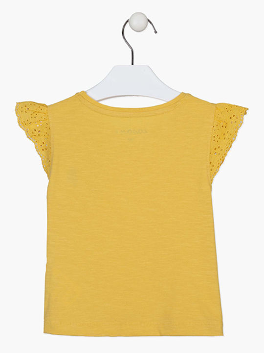 Losan Kids' Blouse Short Sleeve Yellow