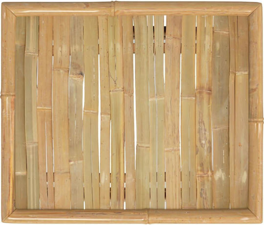 Masa Masa de lounge pentru spații exterioare mici de bambus 65x55x30buc