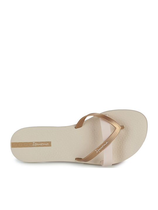 Kirei Frauen Flip Flops in Beige Farbe