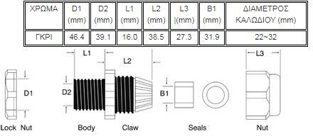 CHS Cable Gland 02.016.0020