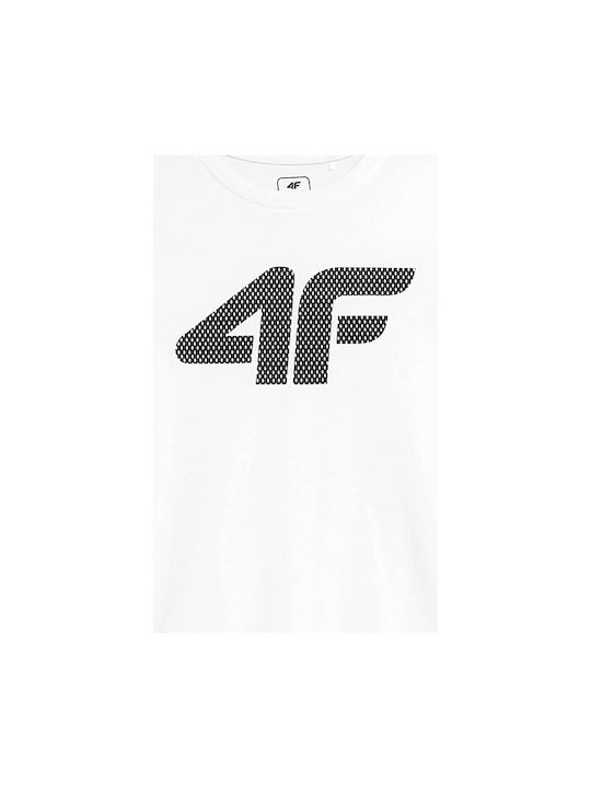 4F Tricou pentru copii Alb