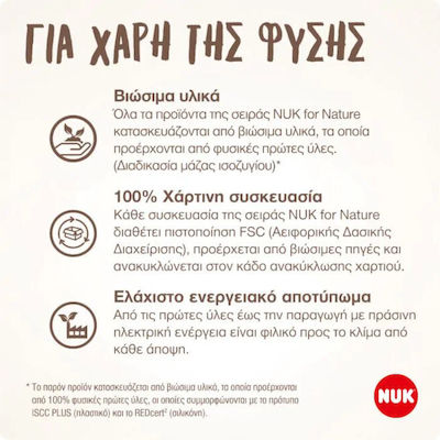 Nuk Πλαστικό Μπιμπερό με Θηλή Σιλικόνης 260ml για 6-18 μηνών