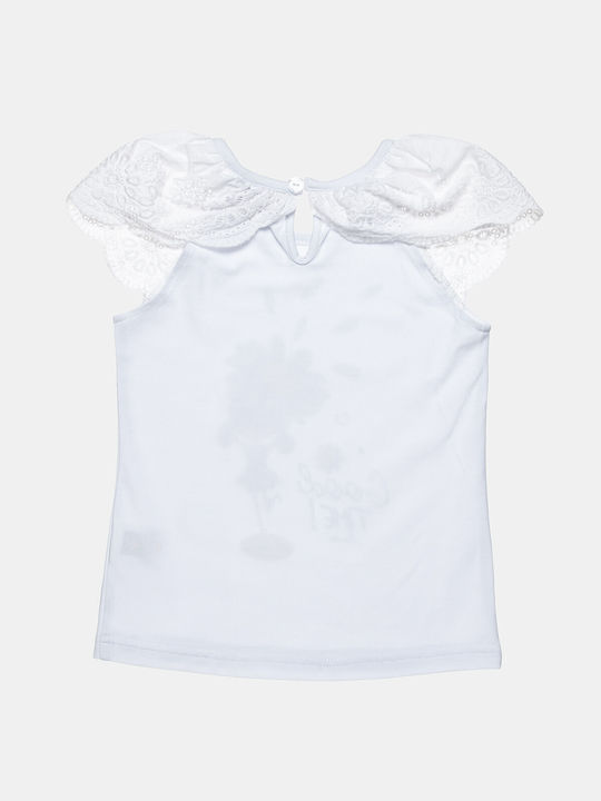 Alouette Kids Blouse Sleeveless White