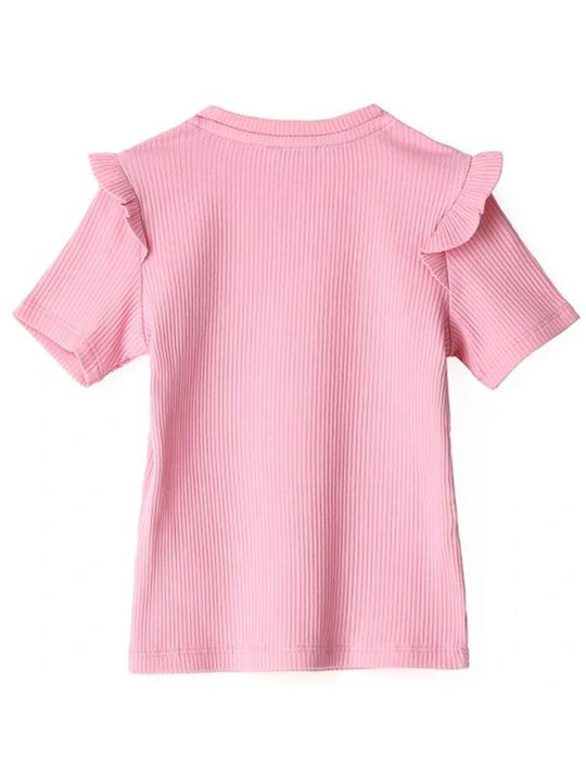 Original Marines Kids Blouse Short Sleeve Pink 0