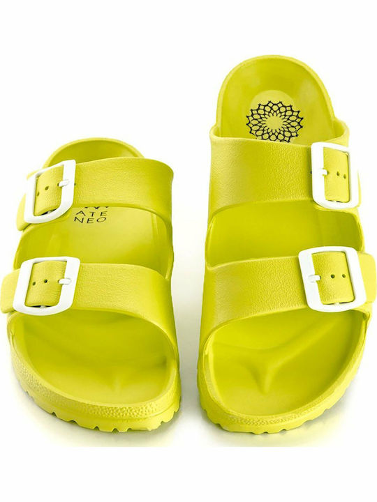 Σαγιονάρες σε στυλ Πέδιλα Light Green