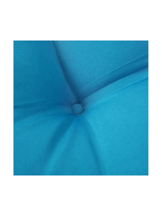 vidaXL Garden Chair Cushion with Bamboo Backrest Light Blue 2 Pieces 70x70cm