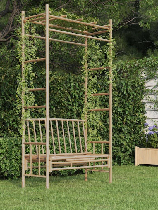 Παγκάκι Εξωτερικού Χώρου Μπαμπού 116x52x220cm