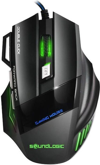 SoundLogic Gaming Set Gaming Mechanische Tastatur mit Benutzerdefiniert Schaltern & Maus (Englisch US)