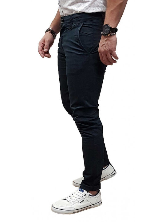Brokers Jeans Παντελόνι Chino Navy Μπλε