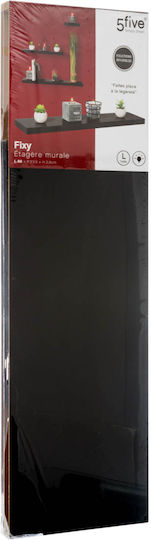 Рафт Стенен 80x23.5x3.8см. Черен Рафт Стенен 80x23.5x3.8см. Черен