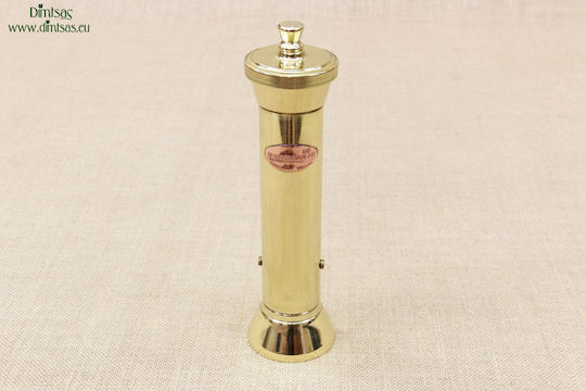 Manual Metallic Pepper Mill Brown