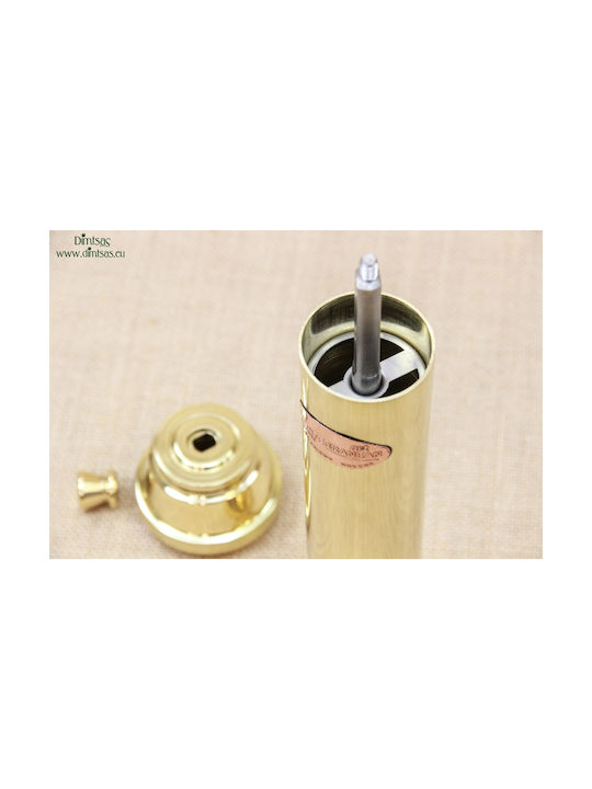 Manual Metallic Pepper Mill Gold