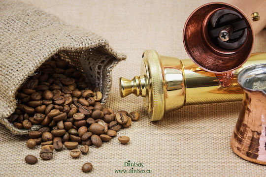 Manual Metallic Pepper Mill Gold