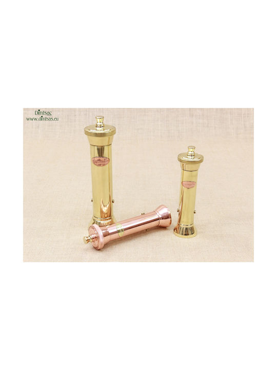 Manual Metallic Pepper Mill Gold