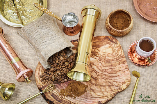Manual Metallic Pepper Mill Gold