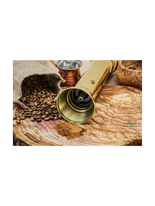 Manual Metallic Pepper Mill Gold