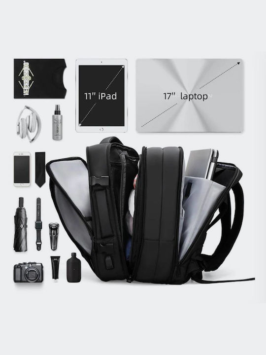 Mark Ryden Τσάντα Πλάτης για Laptop με Θύρα USB σε Μαύρο χρώμα MR9299SJ-00